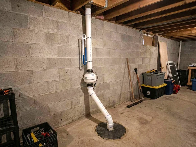 Basement Radon Mitigation